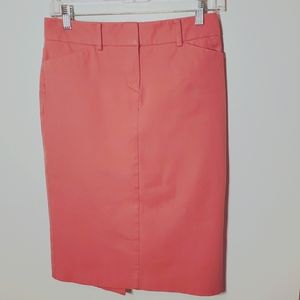 Pink Pencil Skirt by NY&C Peach Coral